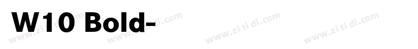 微软雅黑 W10 Bold字体转换
